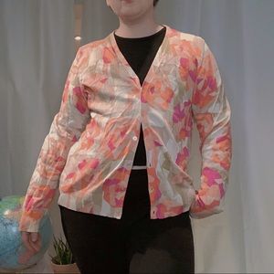 Liz Claiborne Patterned Cardigan